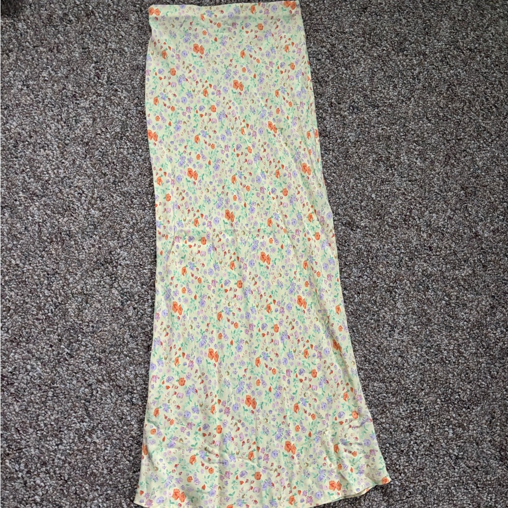 Wild Fable Cream Maxi Pencil Skirt Casual